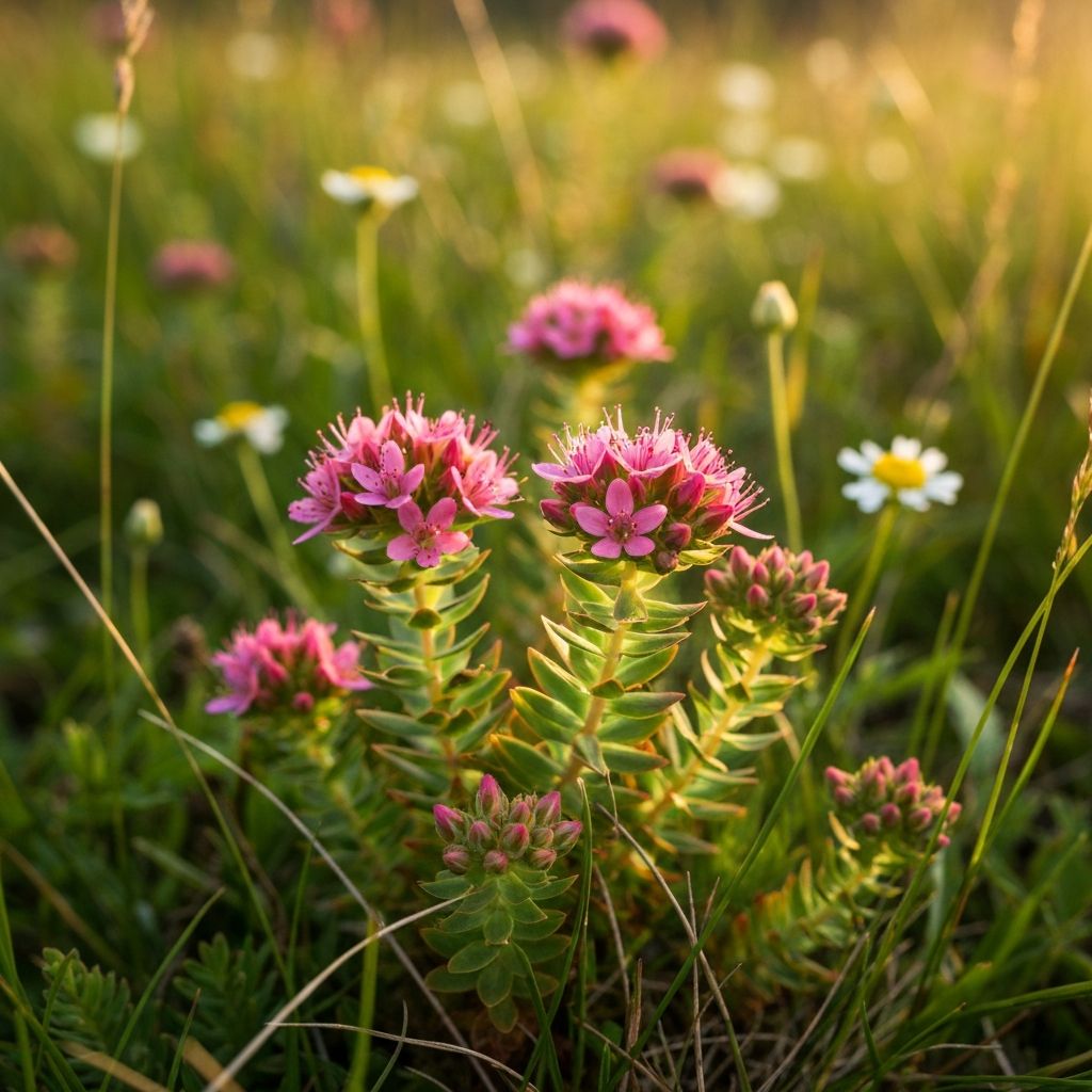Rhodiola rosea plant